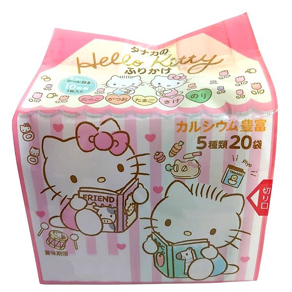 Furikake Pacote com 20 sachês Hello Kitty