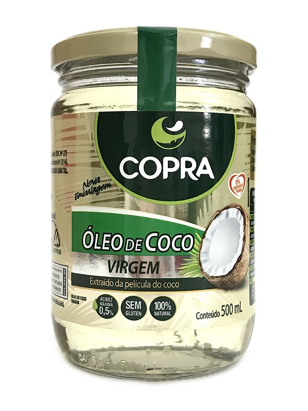 Óleo de Coco Virgem 500ml Copra