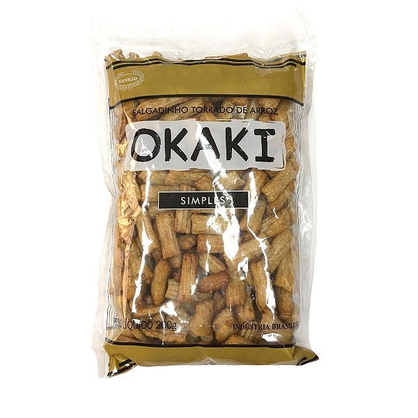 Salgadinho de Arroz Okaki Natural 200g Sankio