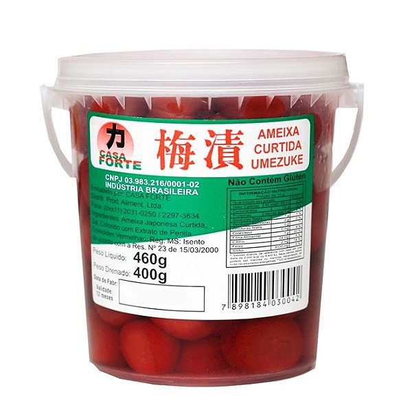 Ameixa Japonesa Umezuke 400g Casa Forte