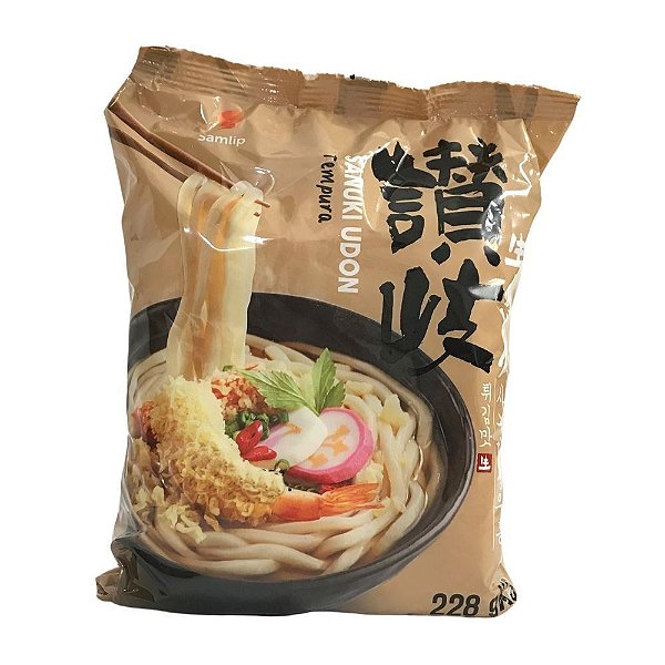 Macarrão Udon com Tempero Sabor Tempurá Samlip Sanuki Udon Tempurá