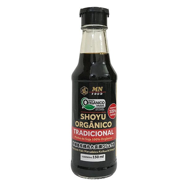 Molho de Soja Shoyu Orgânico Tradicional 150ml MN Food