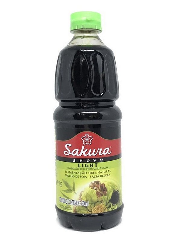 Molho de Soja Shoyu Light 500ml Sakura