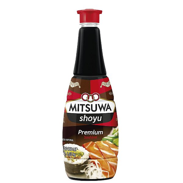 Molho de Soja Shoyu Premium 900ml Mitsuwa