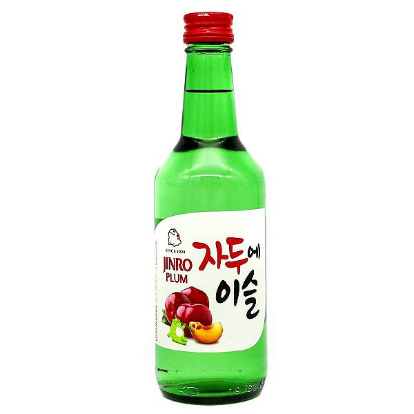 Bebida Coreana Soju Jinro Ameixa/Plum 360ml Hitejinro