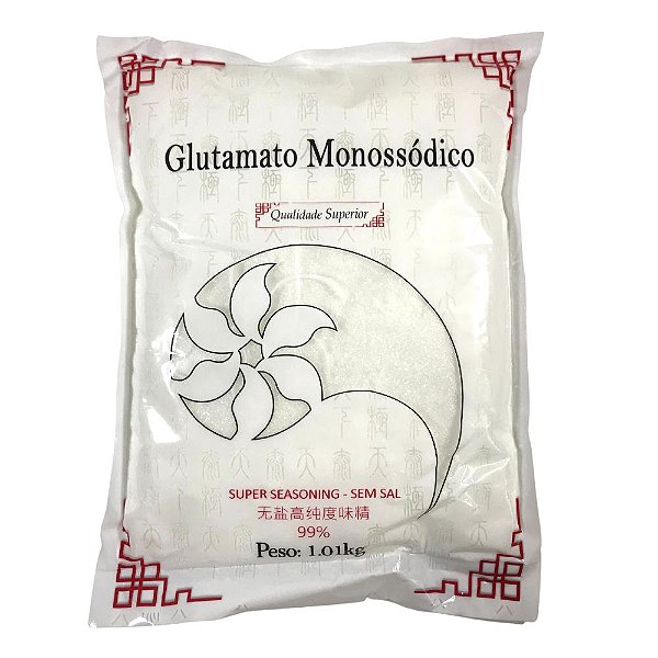 Glutamato Monossódico Realçador de Sabor 1kg Ganesh