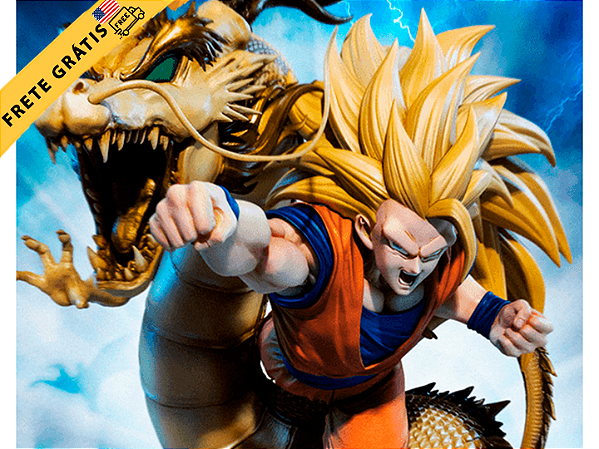 Estátua Goku Super Sayan 3 Dragon Fist Explosion - Dragon Ball z - FiguartsZero - Bandai