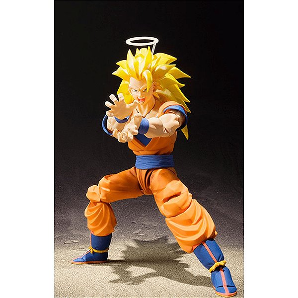 Figura Super Sayan 3 Goku - Dragon Ball - S.H Figuarts - Bandai (USADO)