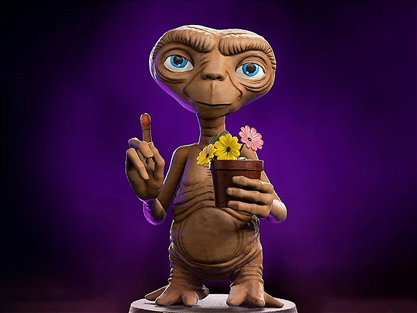 Estratua E.T. The Extra-Terrestrial - Minico - Iron Studios ** VITRINE **
