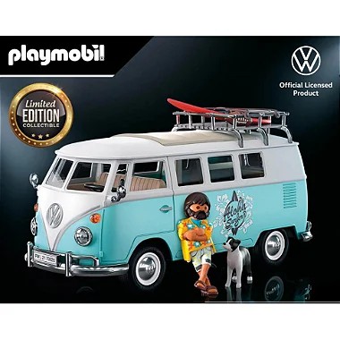 Playmobil 70826 Volkswagen T1 Camping Bus (Kombi) - Special Edition Blue