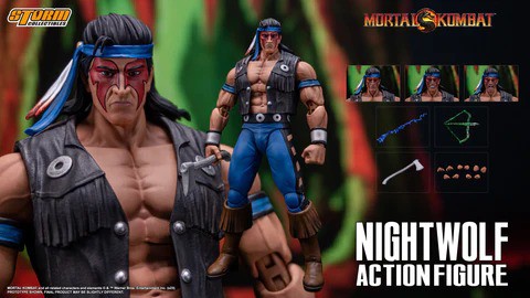 Nightwolf Mortal Kombat Storm Collectibles (PRÉ-VENDA)