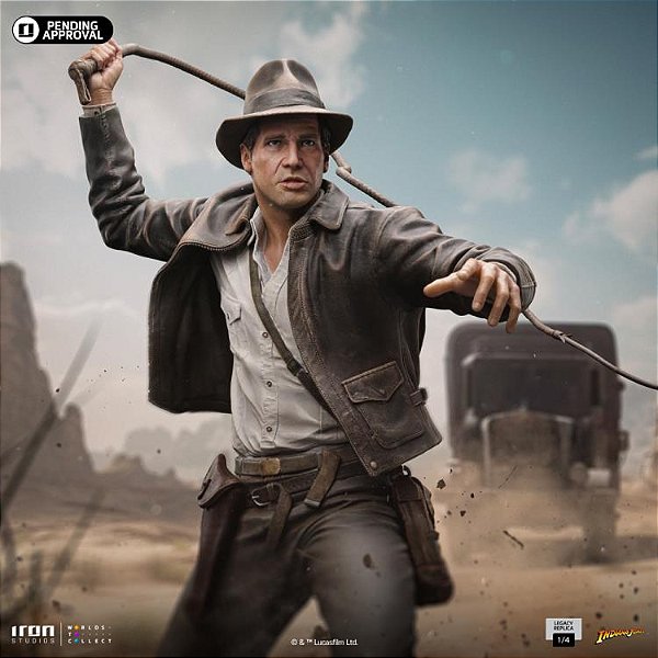 Estátua Indiana Jones - Indiana Jones - Legacy Replica 1/4 - Iron Studios