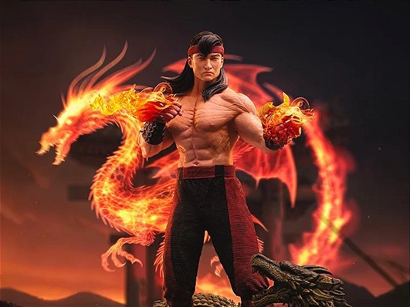 Estátua Liu Kang - Mortal Kombat - Art Scale 1/10 - Iron Studios