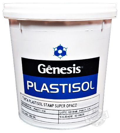 Tinta Plastisol Super Opaco Branco Gênesis