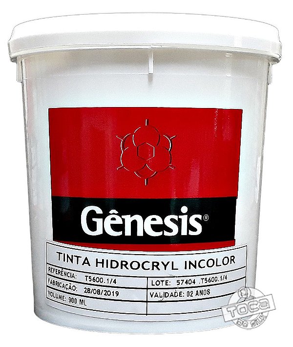 Tinta à Base de Água Hidrocryl Base Incolor (Clear) Gênesis