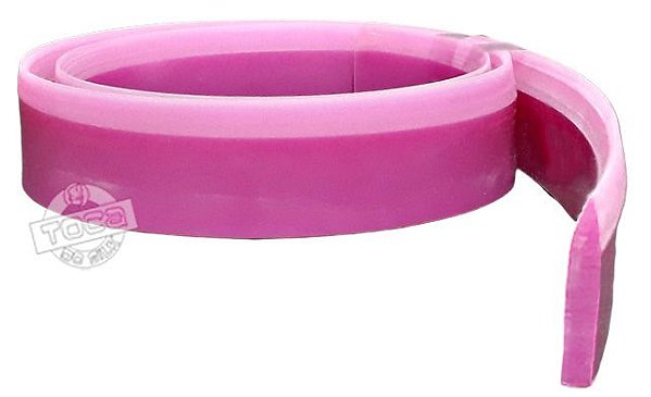 Tira PU 30x5mm Violeta com Chanfro em V - 10cm