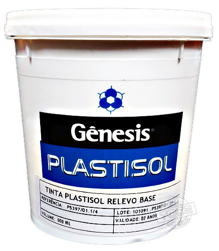 Tinta Plastisol Relevo Base Gênesis