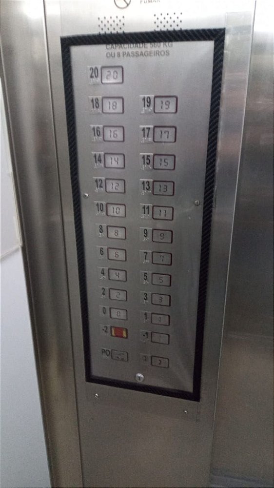 protetor de botoeira para elevador 0,25 X 0,60