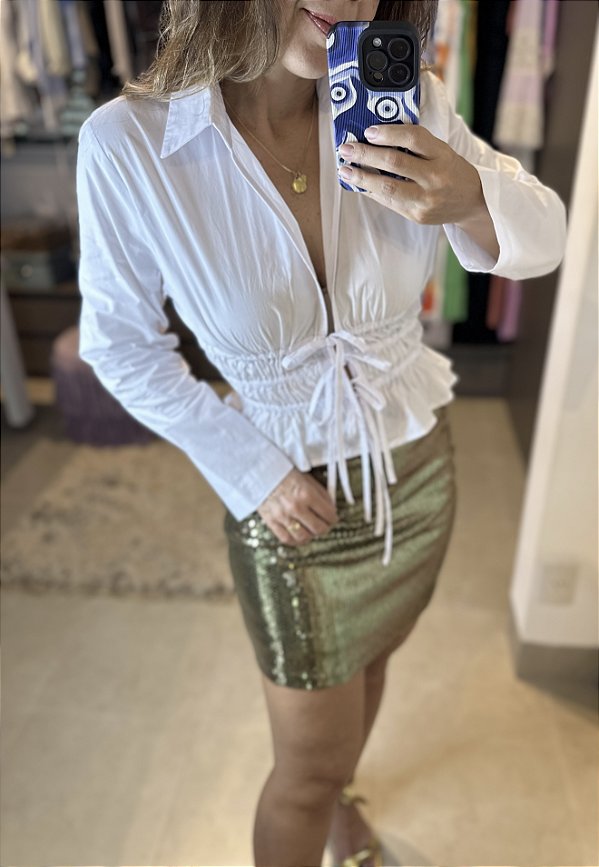Camisa lacinhos