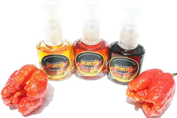 Kit CAP (3 Sprays de Capsaicina em 3 Níveis de Concentração)