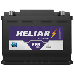 Bateria Heliar 60ah EFB