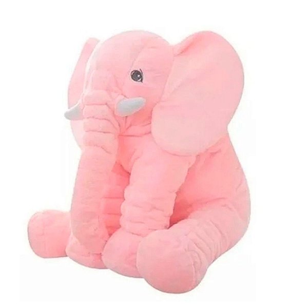 Almofada Bebe Elefante Gigante Rosa Buba