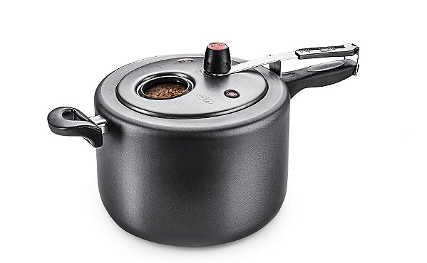 Panela de Pressão Grafite 7,0L Com Visor de Vidro