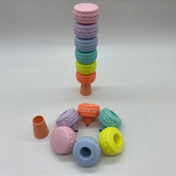 Kit Com 06 Marca Textos Macaron