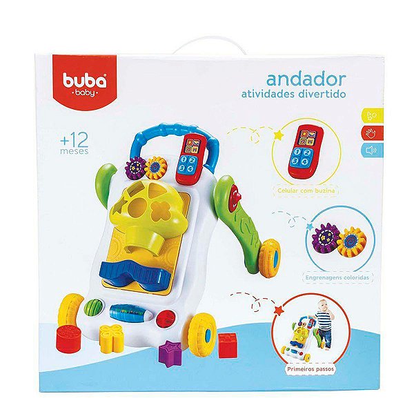 Andador Centro De Atividades Didático Divertido Buba