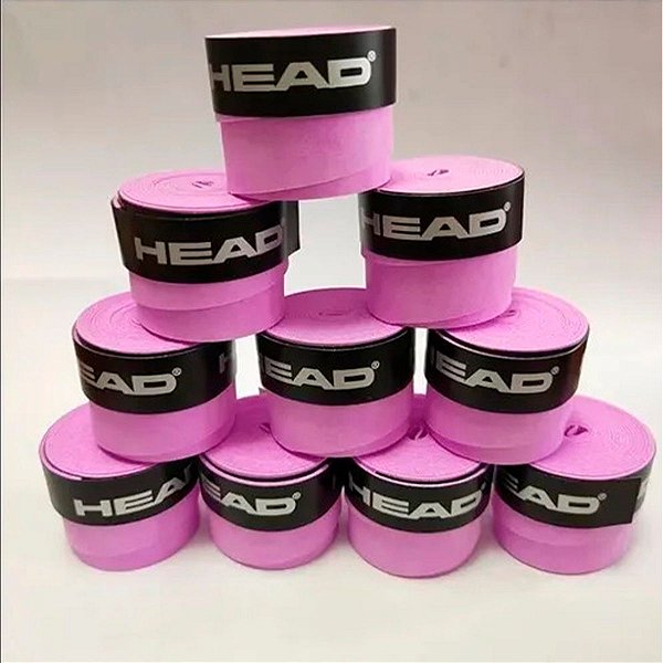 Kit 3 Unidades Overgrip Head Rosa Xtremesoft Tenis