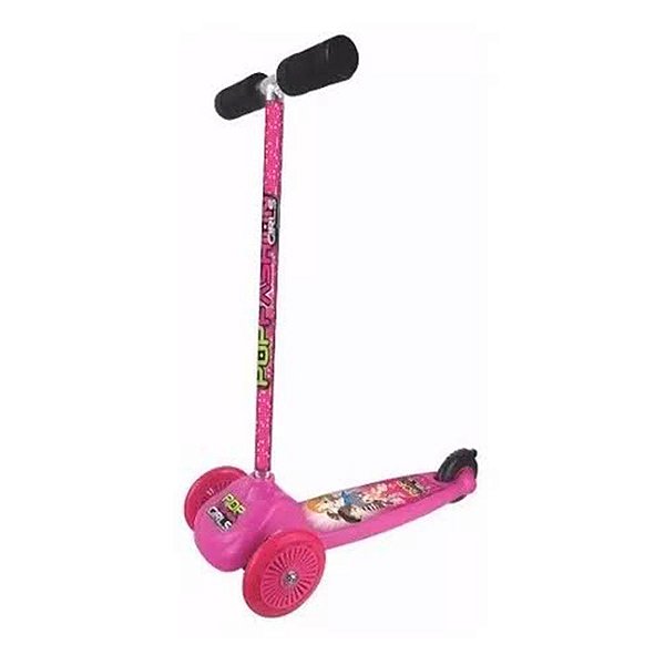 Patinete 3 Rodas Rosa Infantil Até 50kg