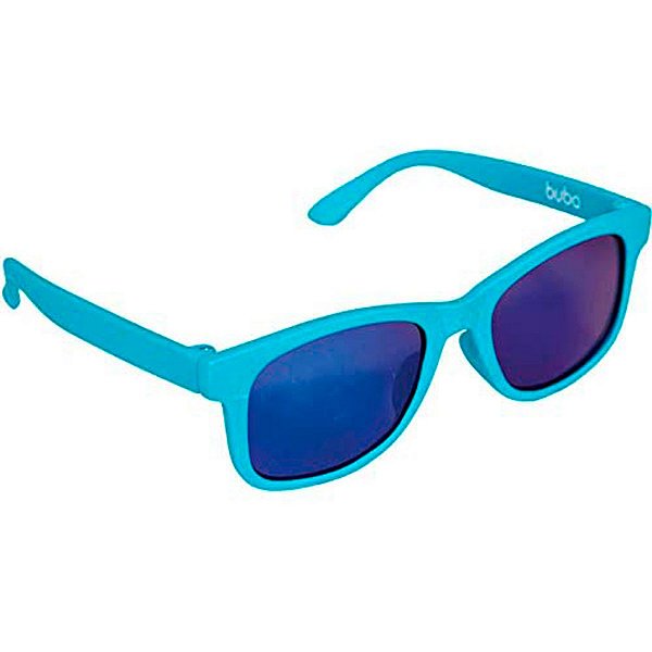 Óculos de Sol Baby Armação Flexível Azul Alça Ajustável