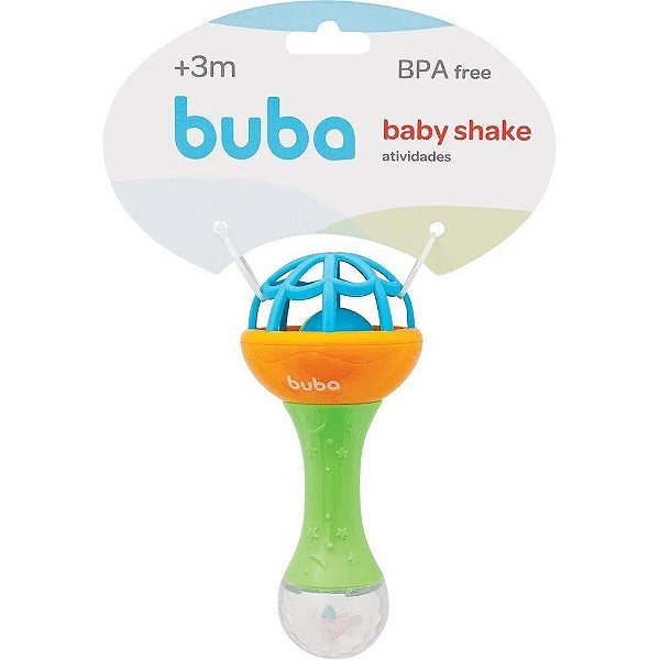 Chocalho Microfone Baby Shake Buba