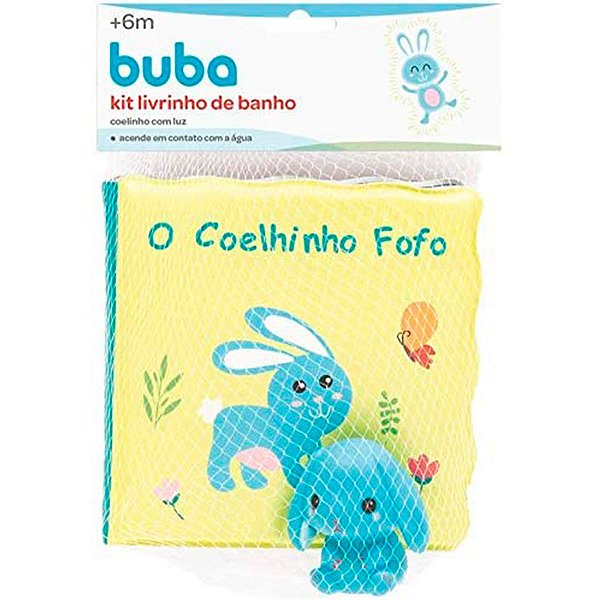 Kit Livrinho De Banho E Coelhinho Buba