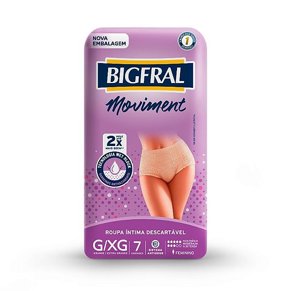 BIGFRAL MOVIMENT FEM G/XG - 28 UNIDADES