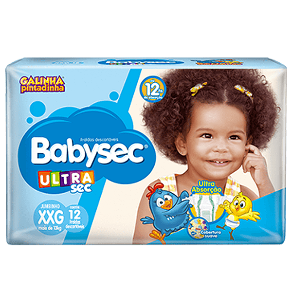 FRALDA INFANTIL BABYSEC XXG - 96 UNIDADES