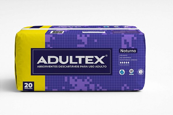 ABSORVENTE GERIÁTRICO ADULTEX - FARDO COM 160 UNIDADES