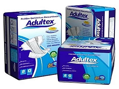 FRALDA GERIÁTRICA ADULTEX G - FARDO COM 80 UNIDADES