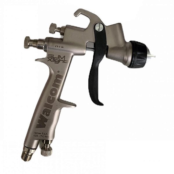 Pistola de pintura Slim X-light  HVLP 1.9 Walcom, com maleta e manômetro