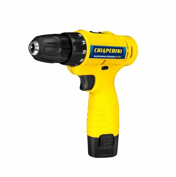 Parafusadeira / Furadeira a bateria 750 – 12V – Chiaperini