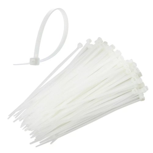 Abraçadeira De Nylon 200mm X 4.8 100 Unidades Branco