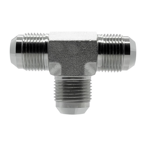 Tê União JIC 37 em Aço Inox 316