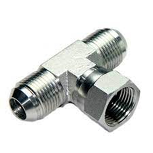 Te Macho Fêmea NPT JIC 37 em Aço Inox 316