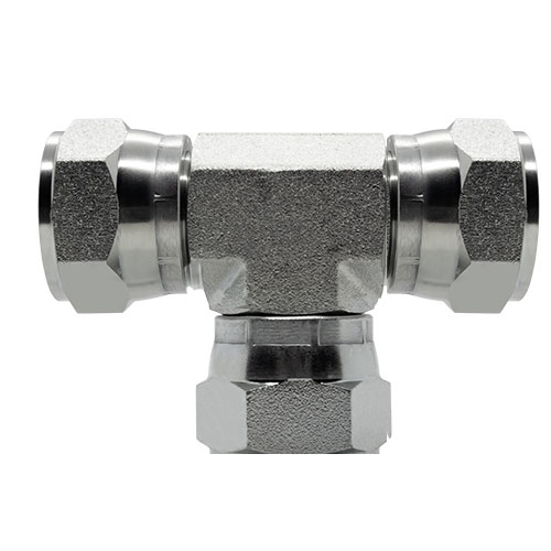 Te União Fêmea Giratória JIC 37 em Aço Inox 316