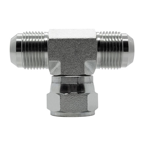 Te Fêmea Giratória Central JIC 37 em Aço Inox 316