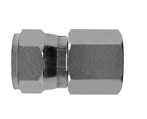 Adaptador Fêmea Giratória JIC 37 em Aço Inox 316