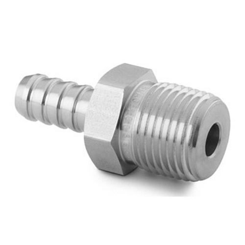Adaptador NPT para Mangueira em Aço Inox 316