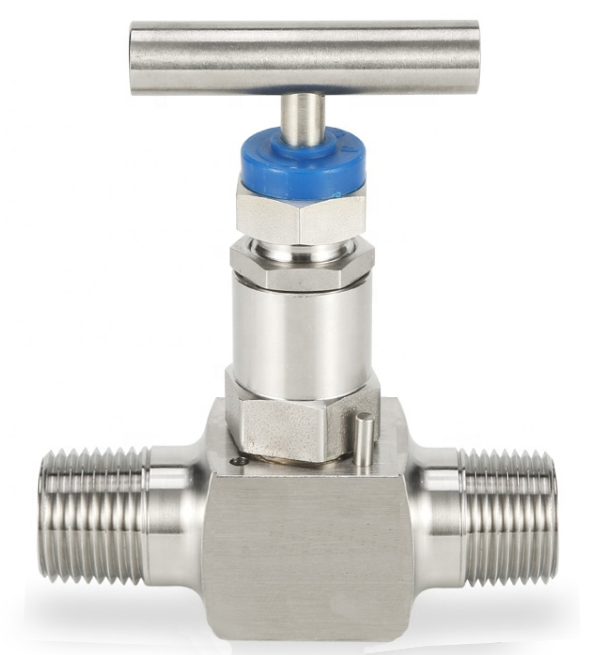 Válvula Agulha Macho NPT 6500 PSI em Aço Inox 316