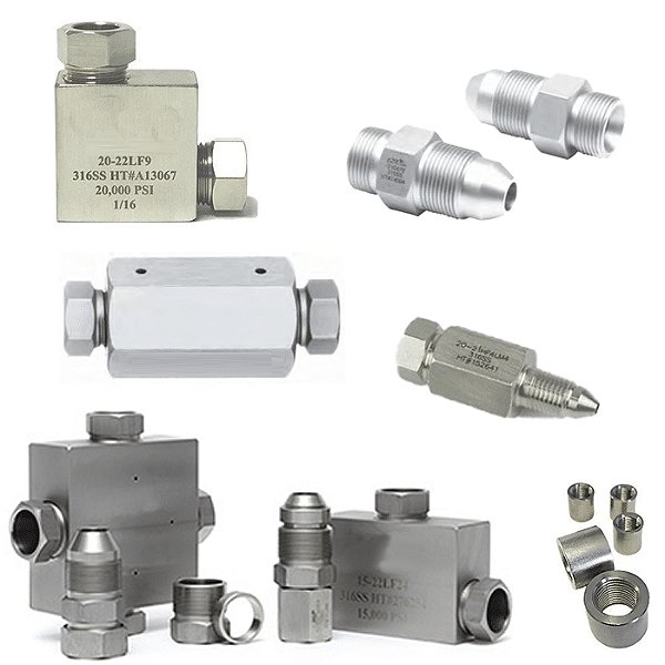 Conexões HP-MP em Aço Inox 316 A-276