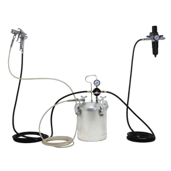 Conjunto de Pintura Tanque de Pressão 10 Litros Sem Agitador Com Pistola de Pintura